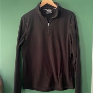 Killtec 1/4 Zip Black Fleece Men's M Ski Winter Warm Cozy Soft